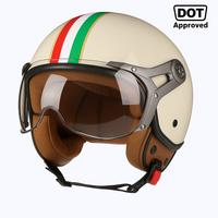 Retro Open Face Motorcycle Helmet™